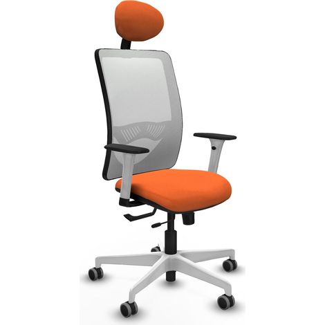 Silla de oficina piqueras y crespo Zulema blanco espuma alta calidad (1/2)