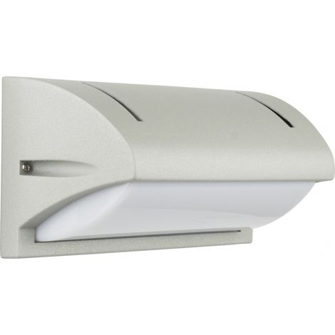 Applique esterna SU-MA Nelly 25cm E27 argento IP54 (1/5)