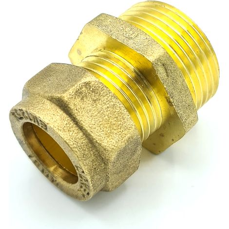 Verschraubter Nippelverbinder 15x3/4" GZ Kompression (1/2)