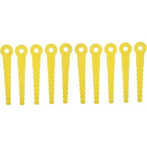 Accessori per lame di ricambio in plastica da 50 pezzi, lama in plastica per tosaerba, testina di taglio L100 ABS per tosaerba da 8 mm (1/4)