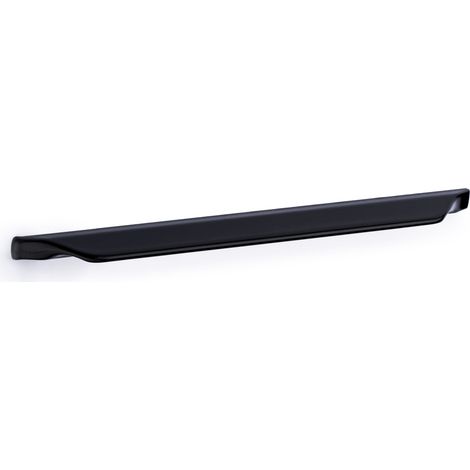 Asa de aluminio con acabado negro, dimensiones:200x8x20mm y entrepuntos:160mm - (1/5)
