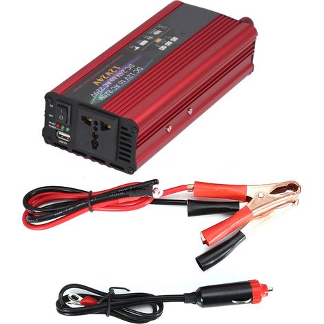 Convertisseur universel 12V 24V d'énergie solaire de voiture 2000W 12V à 220V (1/5)