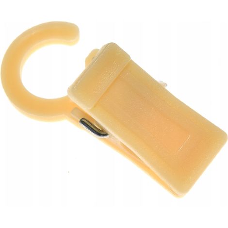 Anneaux de fixation pour tringle à rideaux, anneaux en bois, fixations robustes, lot de 50, pin (1/5)