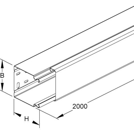 Niedax LFK-Kanal Unterteil + Deckel LLK 80.080 2 Stk