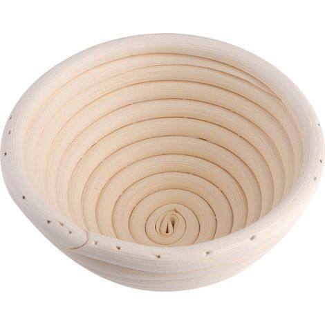 Panier à baguette en rotin fait main, style indonésien, rond (116cm) (1/4)