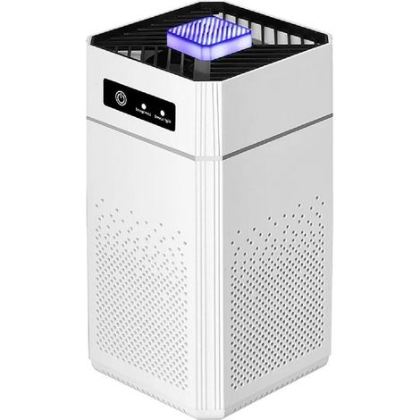 Purificateur d'air portable - pour la chambre, le bureau à domicile - fonctionnement silencieux - alimentation USB - veilleuse - design compact (1/5)