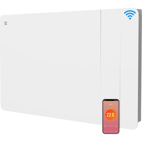 Radiateur électrique Céramique/Film Chauffant 1500W WiFi (1/5)
