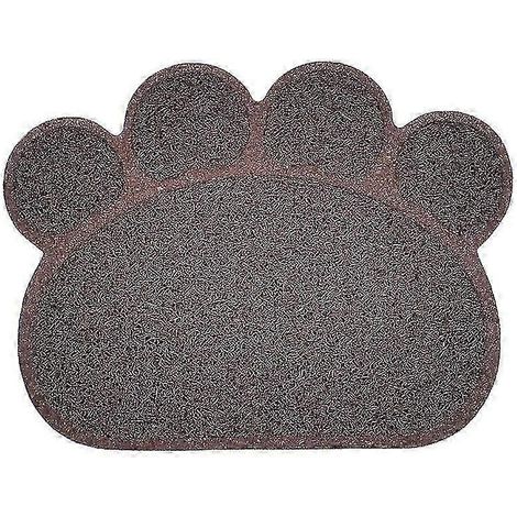 Tapis d'alimentation en PVC pour chat, durable et pratique pour manger. (1/5)