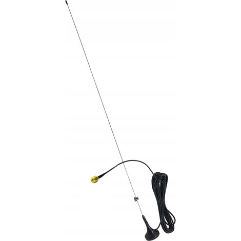 Antena Nagoya UT-106UV de doble banda UHF, VHF, imán SMA-M, 42 cm (1/3)