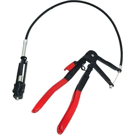Pince Collier Durite Avec Ligne 620mm Pince A Collier Durite Collier Durite Outils Mecanique Automobile Pince Pour Collier De Serrage Pour L'Installation Et Le Retrait Des Tuyaux Rouge