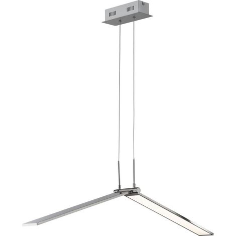 Lampada a sospensione lampada da tavolo da pranzo Lampada a sospensione a LED, dimmerabile, faretti pieghevoli, 26,5W 1700lm bianco caldo, LxH 100x150 Wofi 6319.01.64.8000 (1/2)