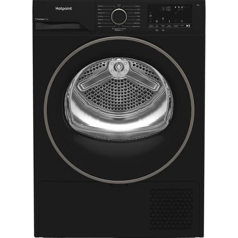 Hotpoint HPT 94D BBS IT sèche-linge Pose libre Charge avant 9 kg Noir