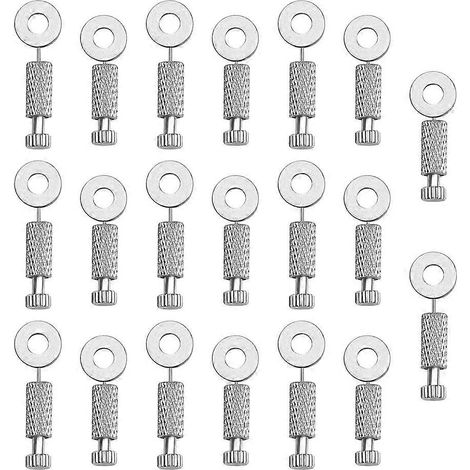20 épingles de positionnement pour couture, 2 tailles, épingles de positionnement pour couture à la main en cuir, épingles de positionnement pour l'artisanat du cuir, avec goupilles de verrouillage, a (1/5)