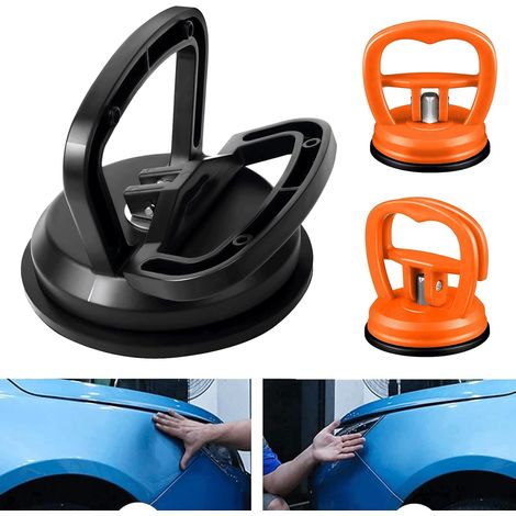 Auto-Dellenreparaturset, 3-teiliger Auto-Dellenzieher, Karosserie-Saugnapf, Auto-Dellenreparaturset für Auto, Bildschirm, Glas, Fliesen
