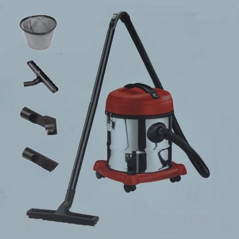 BIDONE ASPIRATUTTO INOX LT.20 1200W.HIT HIT (1/5)