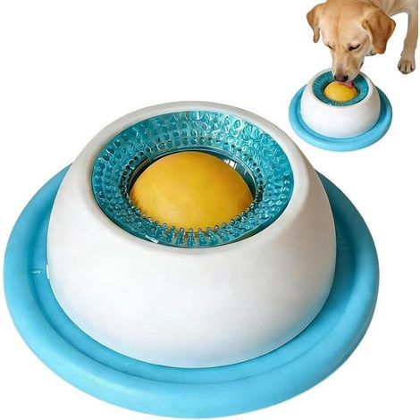 Tapis à lécher et gamelle ZVD pour animaux de compagnie - Jouet interactif et puzzle pour chats et chiens - Distributeur de croquettes anti-anxiété (1/5)