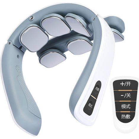 6-Kopf-Nackenmassagegerät für Schultern und Nacken, intelligente Heizfunktion, Schulter- und Nackenmassagegerät - CNHA-AquaForge (1/5)