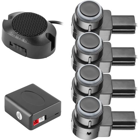 Système d'assistance au stationnement intelligent avec 4 capteurs, radar de recul automatique et kit d'alerte sonore de 65 dB (1/5)