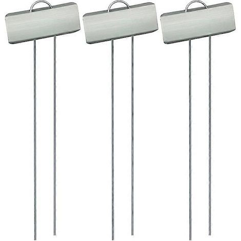 Lot de 25 étiquettes métalliques pour plantes, panneaux pour plantes en pot et fleurs de jardin, étiquettes imperméables (1/5)