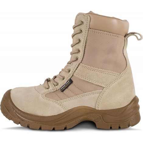 Bota militar en piel serraje repelente al agua WORKTEAM P3008 (1/5)