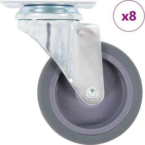 vidaXL 8 pcs Swivel Casters 75 mm (1/5)