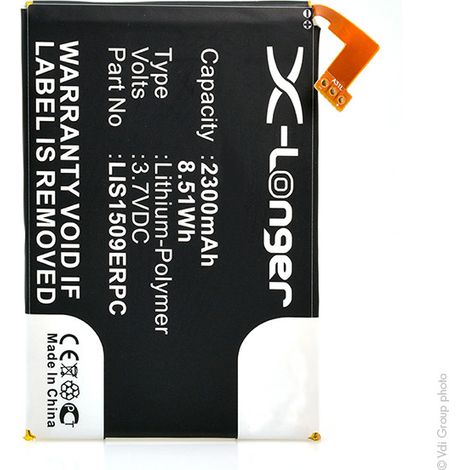NX - Batterie téléphone, smartphone, GSM pour Sony Ericsson 3.7V 2300mAh - 1266-340.1LI (1/3)