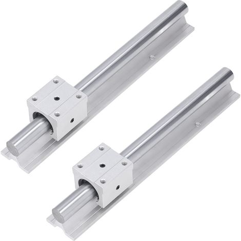 2 tiges linéaires SBR20 300mm avec chariot, guide de mouvement pour pièces CNC, ensemble de rails de guidage 2 pièces. (1/5)