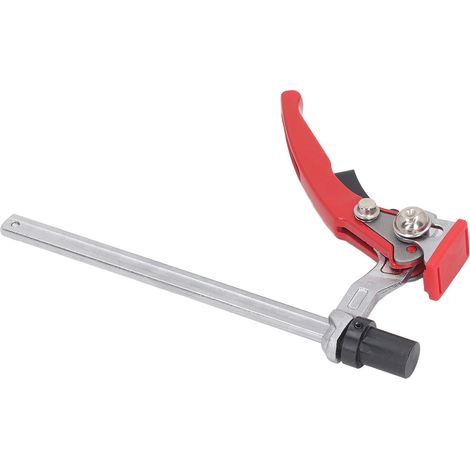 Serre-joint à cliquet pour table, fixation rapide, rail de guidage 160 x 60 mm, étau pour le travail du bois avec base de 19 mm (1/5)