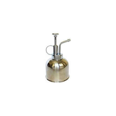Flacon pulvérisateur en Acier Inoxydable pour Plantes-Petit arrosoir-Outils de Jardinage Modernes pour Plantes en Pot d'intérieur-Arrosage et pulvérisation (Argent Brillant, 0.3L)