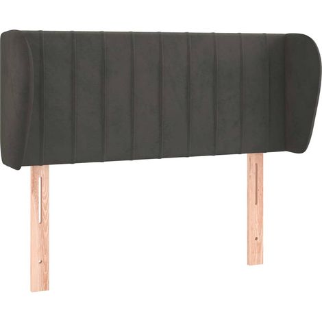 Maison Exclusive - Cabecero de terciopelo gris oscuro 103x23x78/8 (1/5)
