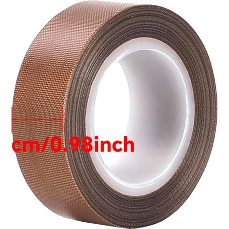Cinta aislante térmica, resistente a altas temperaturas, adhesivo superior, 25 mm x 10 m (1/2)