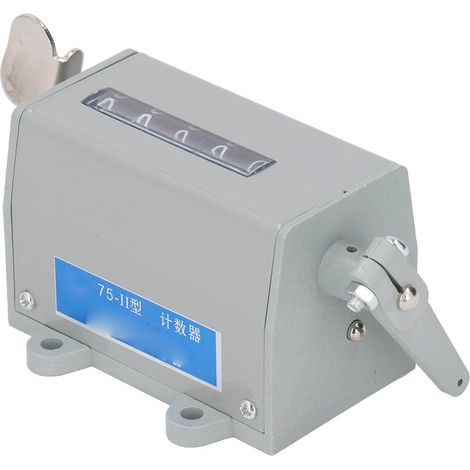 Handbetriebener Zähler, industrielle Anwendung, 5-stellig, Drehzahlmesser, manueller mechanischer Zähler, 220 V (1/5)