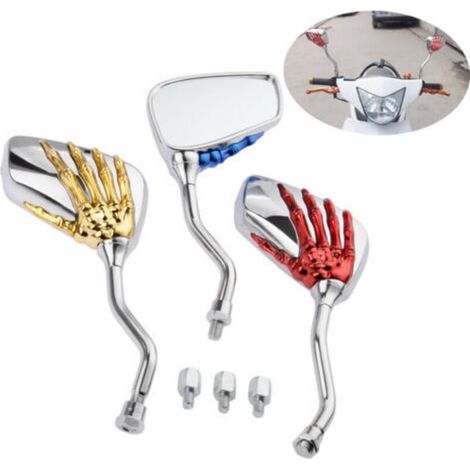 Motorcycle accessories ghost plating hand shape motorcycle modification rearview mirror (red) (1/3)