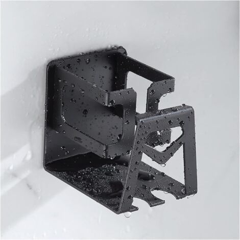 Porte-brosse à dents en acier inoxydable, porte-brosse à dents de salle de bain sans poinçon (1/5)