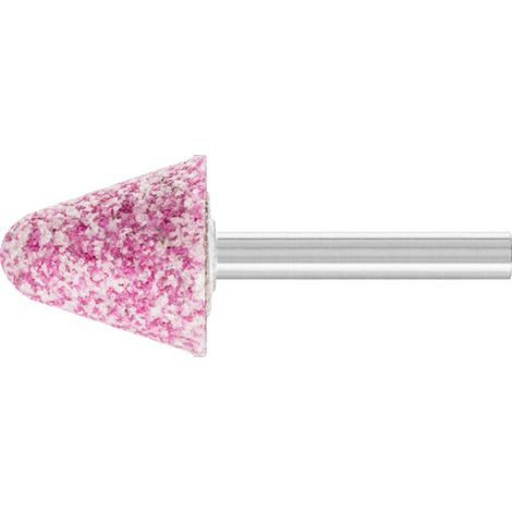 [NEUWERTIG] B-Ware Pferd Schleifstift Kegelstift Stahl Kegel 25x25mm Schaft 6mm Korn 30 Stahlguss
