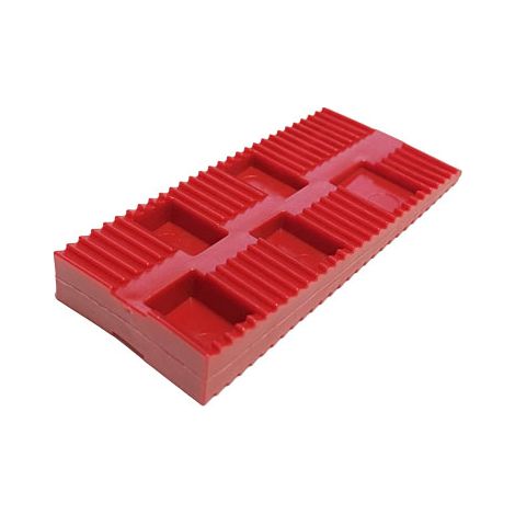 Lot de 30 cales coin rouges - Dimensions (mm) : 63x28x8 - - KINTECH