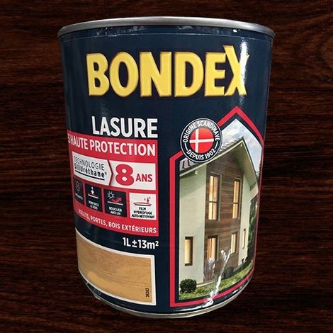 BONDEX Lasure Très Haute Protection 8 ans Chêne Moyen 1 L (1/2)