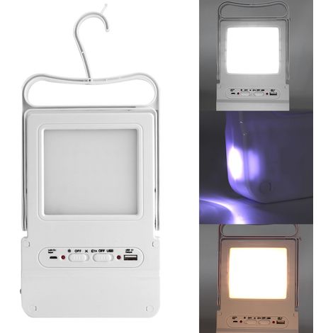 Solarbetriebene, wiederaufladbare, multifunktionale LED-Zeltlaterne (1/5)