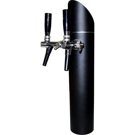 Schanksäule, Bierzapfsäule - Modell Black Tower, 2-leitig