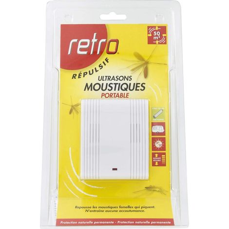 RETRO - Répulsif moustiques et moustiques tigres - 50m2 - Intensité réglable - Action 24h/24 - Voir photos (1/5)