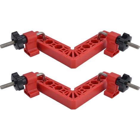 2 Sets Carre d'assemblage 90° B Type Angle droit reglable biereaux menuiserie coinc角 plastique ABS fibre etais (1/5)