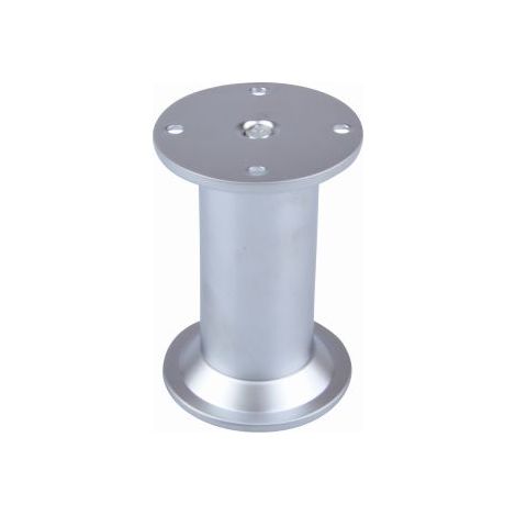 FA004 Pata de mueble ajustable de 80 mm, cromo mate SANS MARQUE