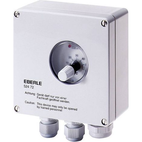 Termostato Eberle UTR-60 gris IP65 0-60 °C