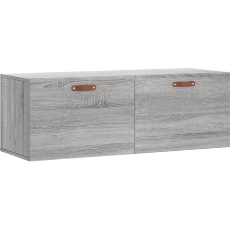 Maison Exclusive - Mobile a Parete Grigio Sonoma 100x36,5x35 cm Legno Multistrato (1/5)
