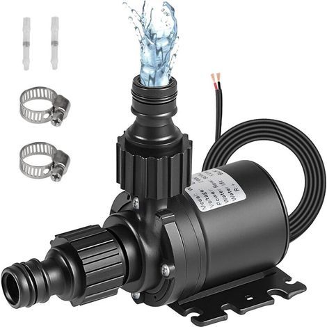 12-V-Gleichstrom-Wasserpumpe, Mini-Tauchpumpe, max. 800 l/h, 5 m Förderhöhe, bürstenlose Mini-Tauchpumpe, kleine Aquariumpumpe, ultraleise Wasserpumpe für Aquarien-Wasserzirkulationssysteme (1/5)