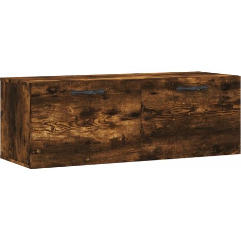 Maison Exclusive - Armario de pared madera ingeniería roble ahuma (1/5)