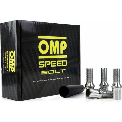Set Tuercas OMP 27 mm Plata 20 uds M12 x 1,25 (1/5)