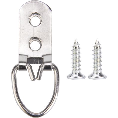 50 Wandhaken aus Eisen für Bilderrahmen (22–53 mm), Zubehör zum Aufhängen von Kunstwerken, 50er-Packung (1/5)