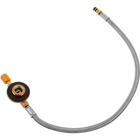 Rallonge de tuyau de propane à connexion rapide pour VR, compatible avec les réchauds à gaz, les barbecues et le camping. Conception flexible et prête pour l'extérieur. (1/5)