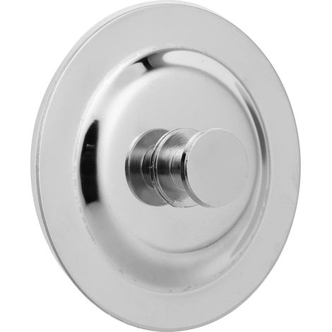 Crépine de vidange - 42-45 mm - inox/caoutchouc - anti-fuite (1/5)